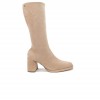 Bottines Femme Mi-mollet En Suédine - Talon Confortable, Semelle Antidérapante, Style Tendance Pour L’hiver - 2