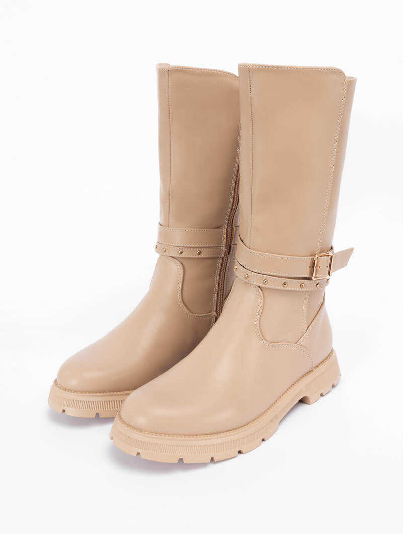 Chelsea Boots Femme Bottine Cuir CloutÃ© Lacets Boots Noir CloutÃ