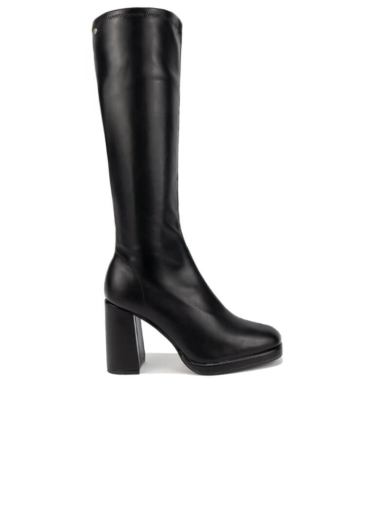 Bottines Femme Mi-mollet En Suédine - Talon Confortable, Semelle Antidérapante, Style Tendance Pour L’hiver - 5