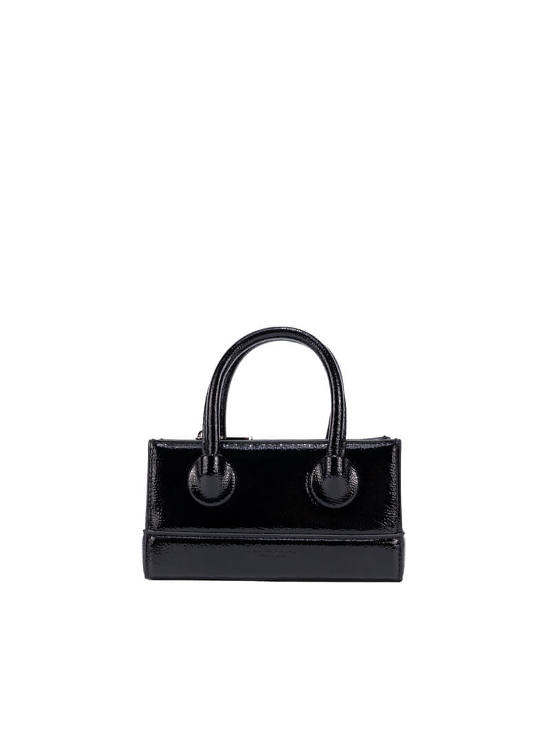 Pyla ROMY, mini sac à main cuir grain croco