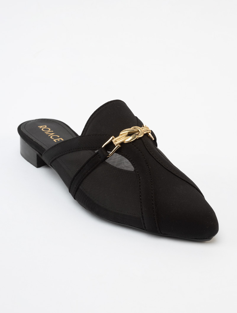 The Drop Paulina Mules Bicolores Femme – Talon 5,7 Cm, Bout Pointu Élégant, Semelle Rembourrée Confortable, Style Chic Et Tendance
