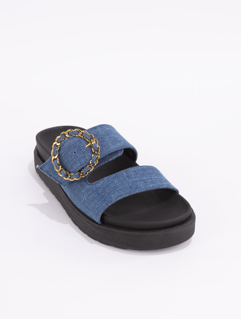 Grandes Tailles Mules La Modeuse Mule A Pompon Best Sale