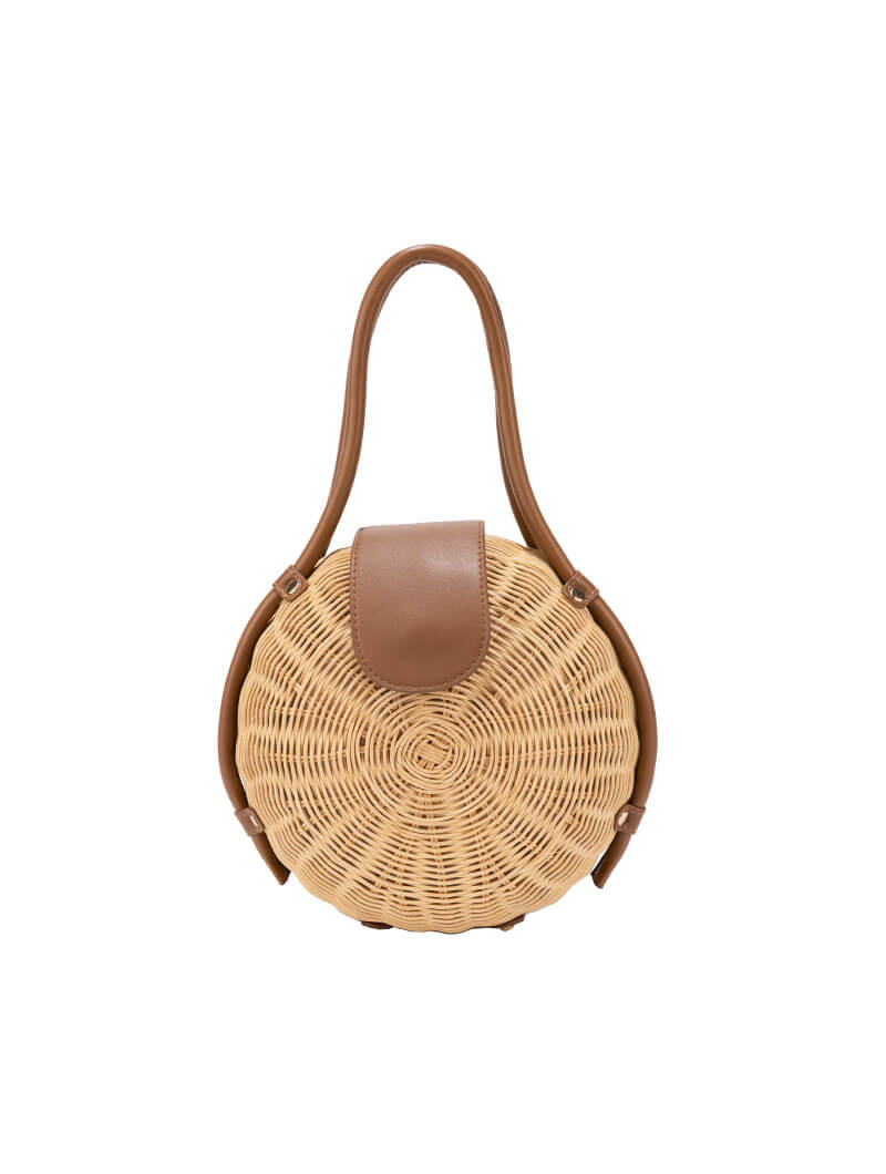 Dorine Sac BandouliÃ¨re Rond Cuir Cuir Hexagona Sac Marque